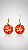 Tomato Pop Statement Drop Earrings